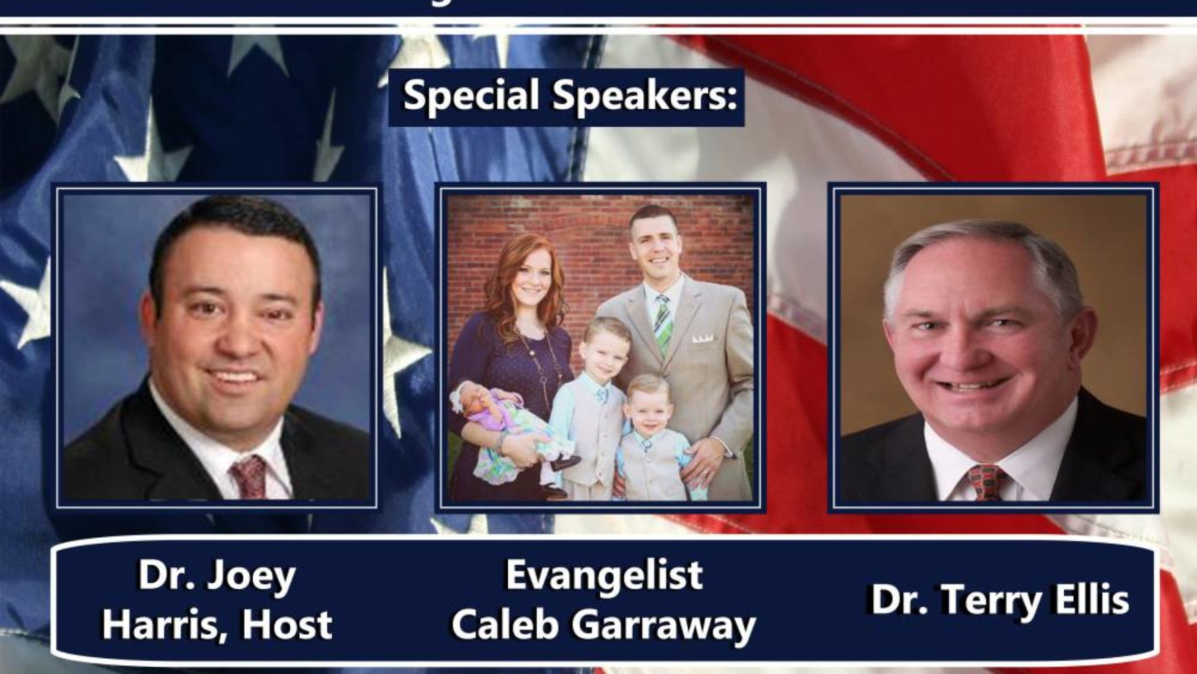 Area Meeting: God and Country Meeting – Harmony Baptist Church – Chattanooga, TN