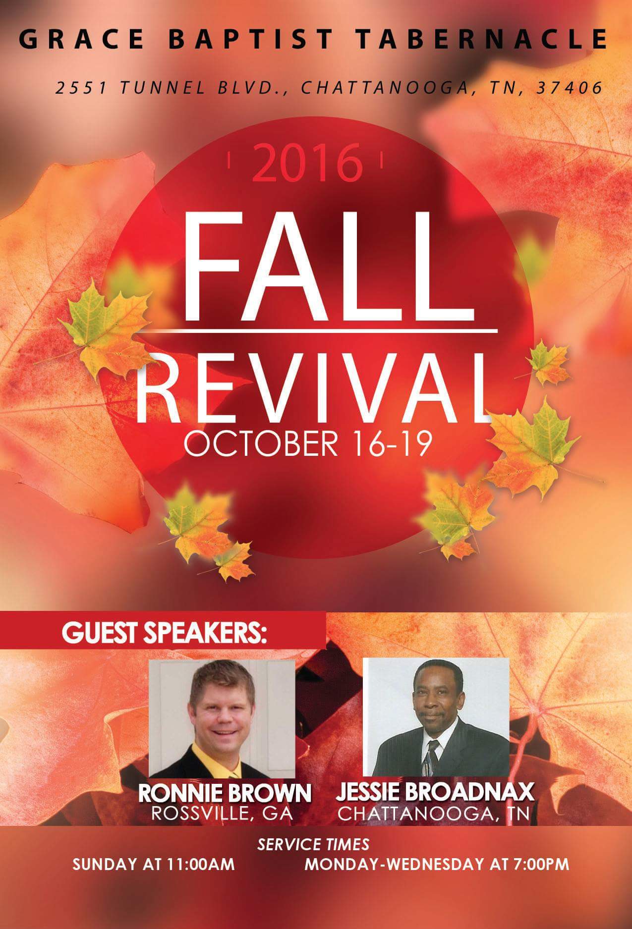 Area Meeting: Revival – Grace Baptist Tabernacle – Chattanooga, TN
