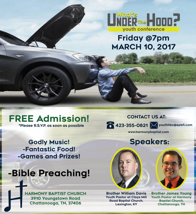 Area Meeting: Youth Conference – Harmony Baptist Church – Chattanooga, TN